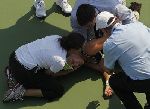 US Open-2010. Азаренко упала на корт, получив тепловой удар